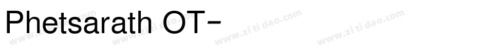 Phetsarath OT字体转换